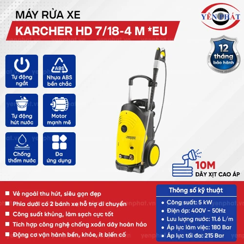 Máy phun rửa xe Karcher HD 7/18-4 M *EU 2