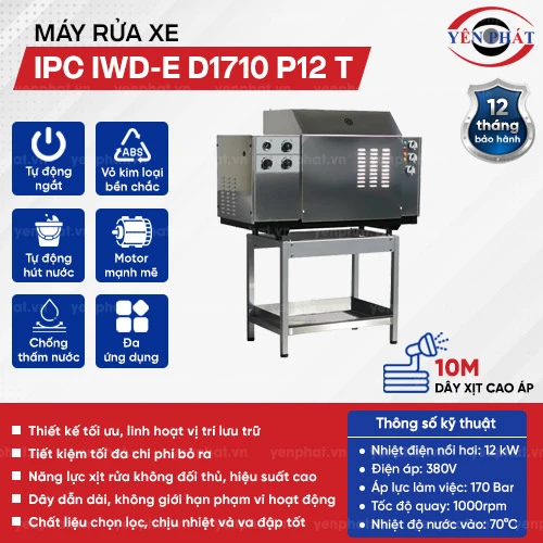 Máy rửa xe nước nóng IPC IWD-E D1710 P12 T 2