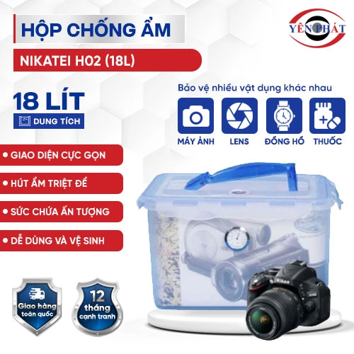 Hộp chống ẩm Nikatei H02 (18L) 2