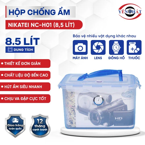 Hộp chống ẩm máy ảnh Nikatei NC-H01 (8,5 lít) 2