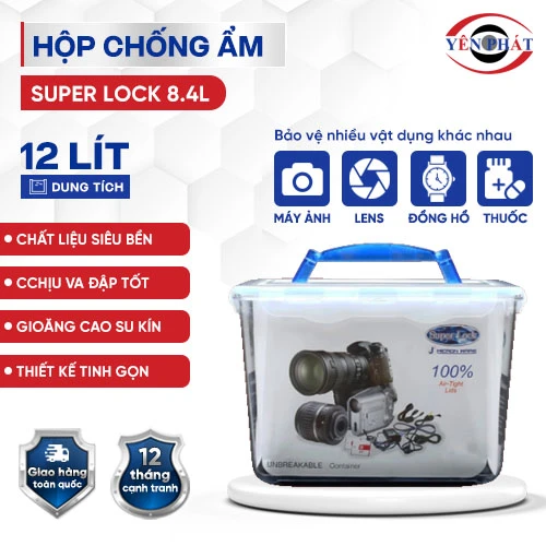 Hộp nhựa chống ẩm Super Lock 8.4L 2