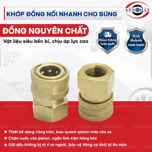 Khớp đồng nối nhanh cho súng 2