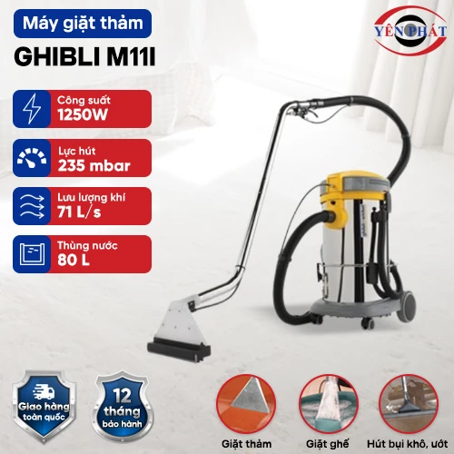 Máy giặt thảm công nghiệp Ghibli M11I 2