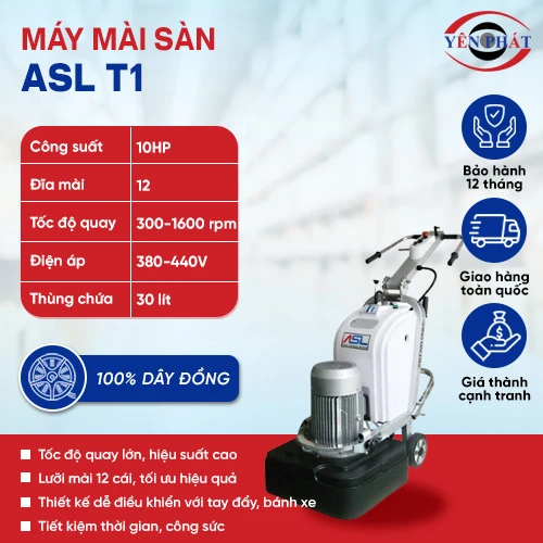 Máy mài sàn bê tông ASL T1 2