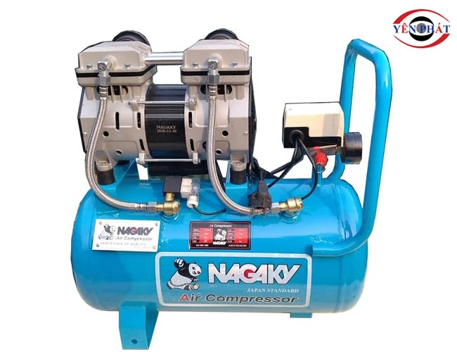 Máy nén khí Nagaky 25L 750W NA 25750 không dầu