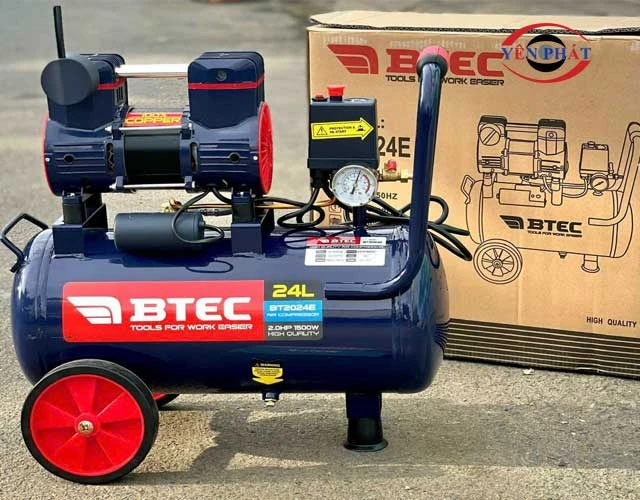 Máy nén khí không dầu Btec BT-2024E (24 lít)