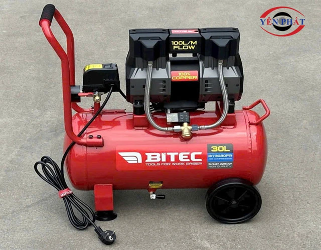 Máy nén khí không dầu Btec 30L BT3030FR