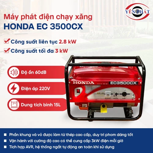 Máy phát điện Honda chạy xăng EC 3500CX 2