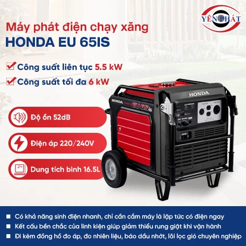 Máy phát điện Honda 4 thì EU 65IS 2