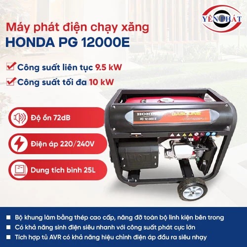 Máy phát điện Honda 4 thì PG 12000E 2