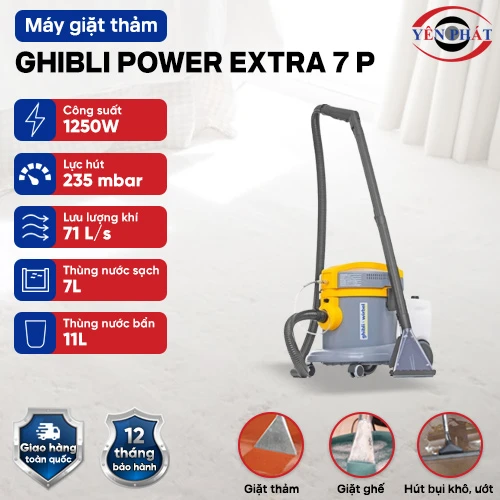 Máy giặt thảm ghế sofa Ghibli POWER EXTRA 7 P 2