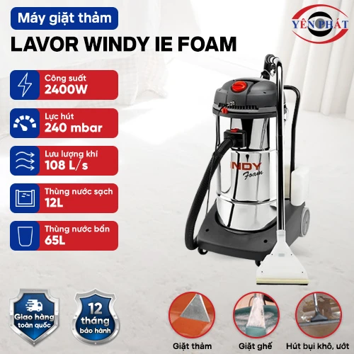 Máy giặt thảm nệm ghế Lavor Windy IE Foam 2