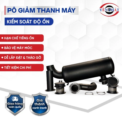 Pô giảm thanh máy phát điện 2