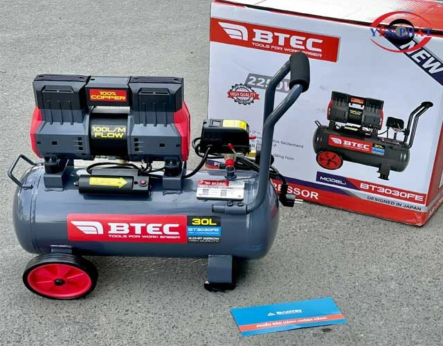 Giới thiệu về thương hiệu máy nén khí Btec