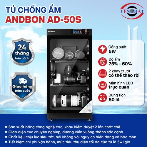 Tủ chống ẩm Andbon AD-50S 2