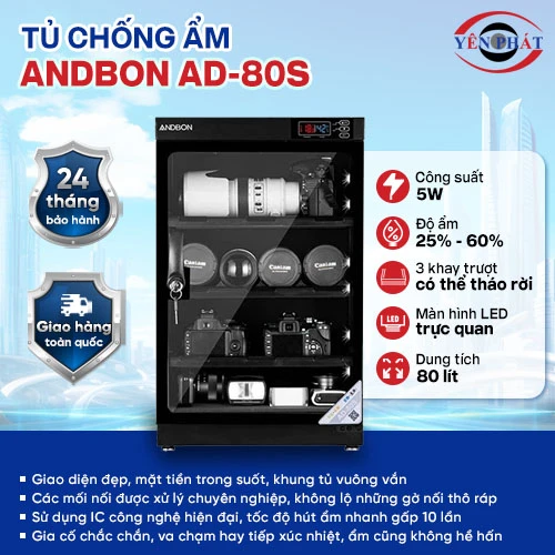 Tủ chống ẩm Andbon AD-80S 2