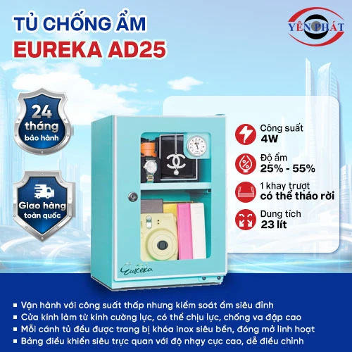 Tủ chống ẩm máy ảnh Eureka AD25 2