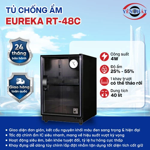Tủ chống ẩm Eureka RT-48C 2