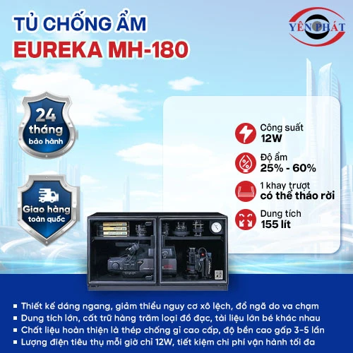Tủ giữ ẩm chính hãng Eureka MH-180 2