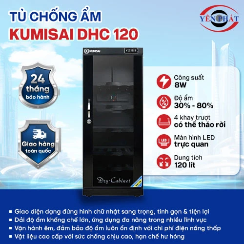 Tủ chống ẩm Kumisai DHC 120 2
