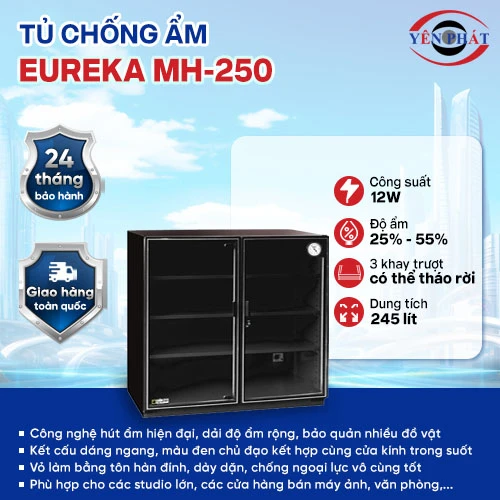 Tủ chống ẩm Eureka MH-250 2
