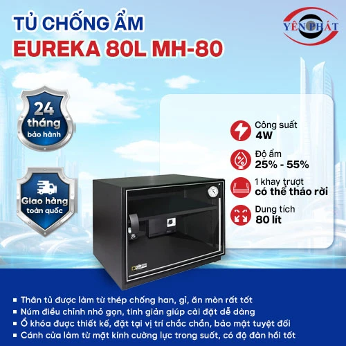 Tủ hút ẩm máy ảnh Eureka 80l MH-80 2