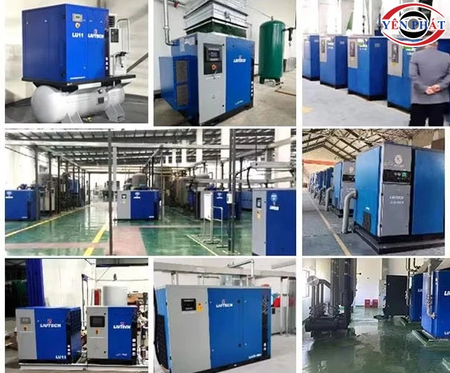 Ứng dụng máy nén khí Liutech