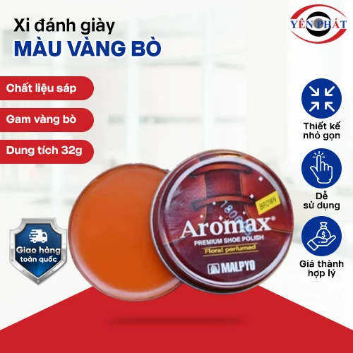 Xi đánh giày màu vàng bò 2