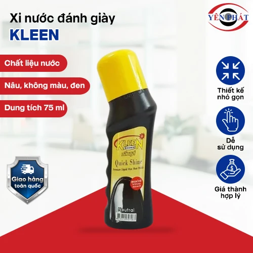 Xi đánh giày dạng nước Kleen 75ml 2