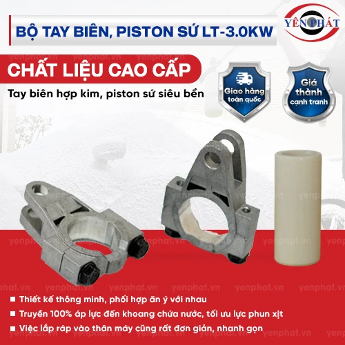 Bộ tay biên, piston sứ máy LT-3.0KW 2
