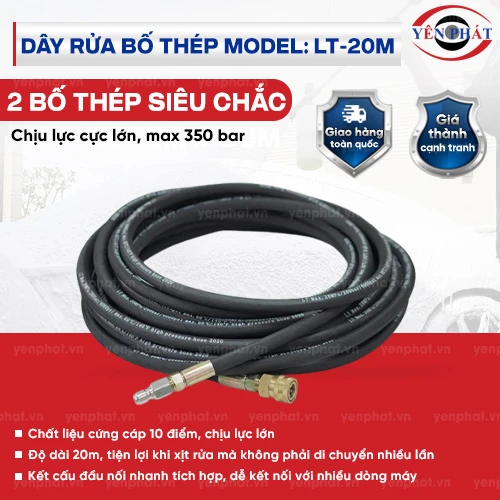Dây rửa bố thép máy rửa xe model: LT-20M 2