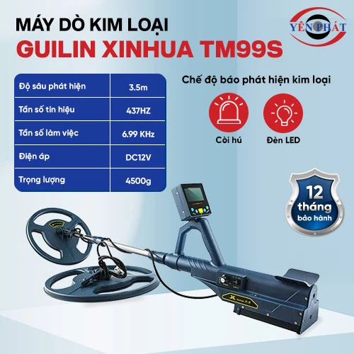 Máy dò kim loại sâu dưới đất TM99S 2