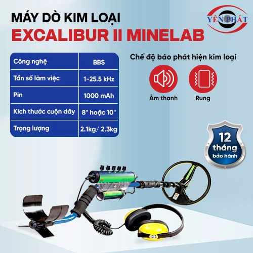 Máy dò tìm kim loại dưới nước Excalibur II Minelab Úc 2