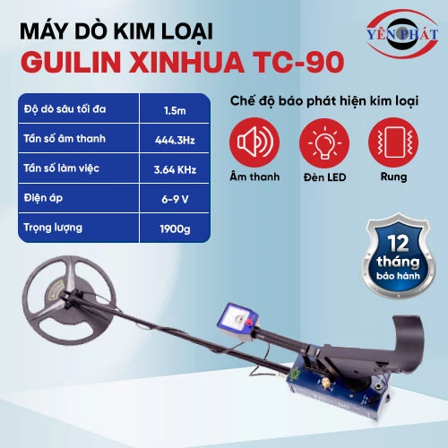 Máy dò kim loại trong lòng đất TC-90 2