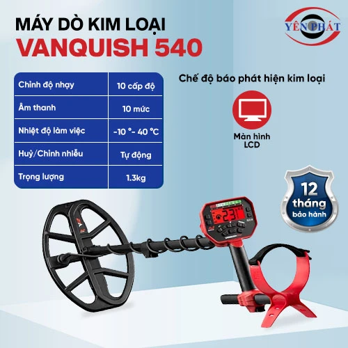 Máy dò kim loại Vanquish 540 2