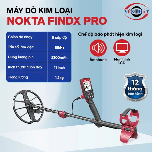 Máy dò kim loại dưới đất Nokta FindX Pro 2