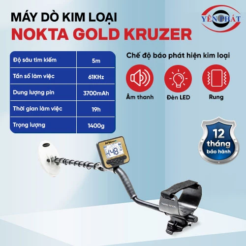 Máy dò vàng chuyên dụng Gold Kruzer 2