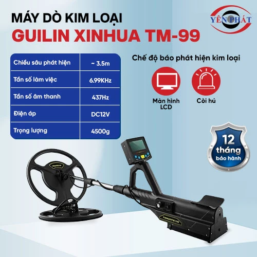 Máy dò kim loại dưới đất giá rẻ Guilin Xinhua TM-99 2