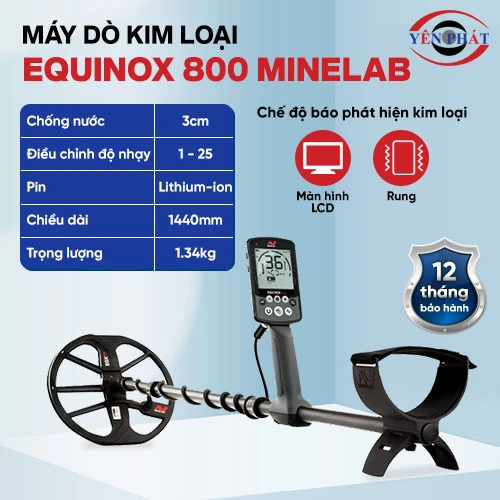 Máy rà kim loại dưới nước siêu nhạy EQUINOX 800 Minelab Úc 2