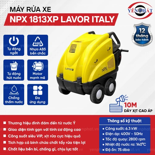 Máy xịt nước nóng áp lực cao chính hãng NPX 1813XP Lavor Italy 2