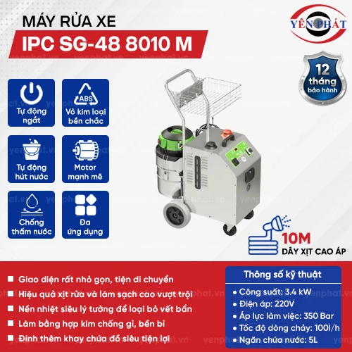 Máy rửa hơi nước nóng IPC SG-48 8010 M 2