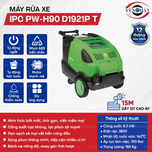 Máy rửa xe nước nóng IPC PW-H90 D1921P T 2