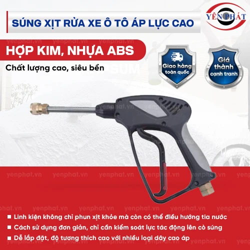 Súng xịt rửa xe ô tô áp lực cao 2