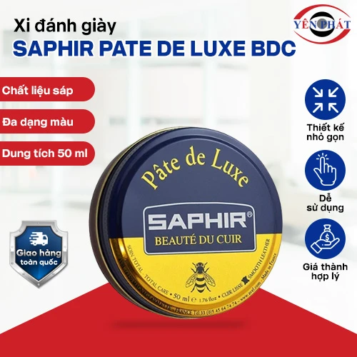 Xi sáp đánh giày Saphir Pate De Luxe BDC 50ml 2