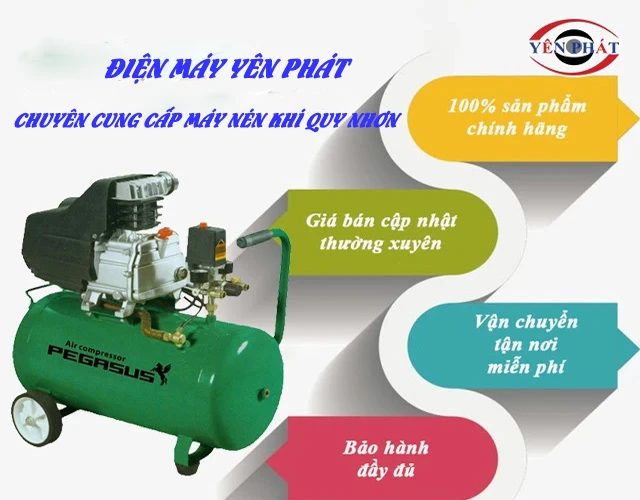 Yên Phát - nhà phân phối máy nén khí nổi bật ở Quy Nhơn