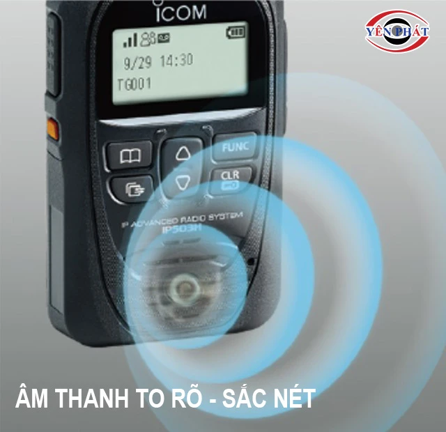 âm thanh bộ đàm tầm xa 10km sắc nét