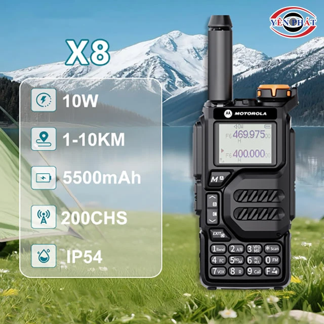 Bộ đàm Motorola X8