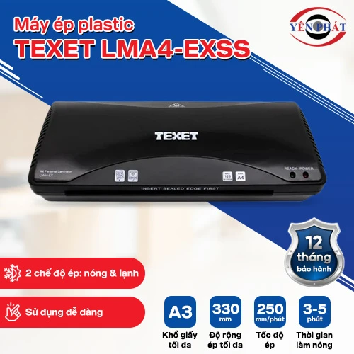 Máy ép plastic A3 Texet LMA4-EX 2