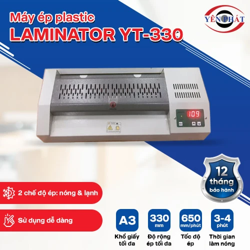 Máy ép Plastic Laminator YT-330 A3 2