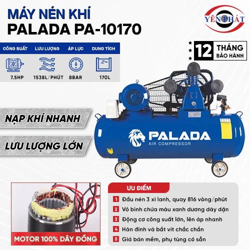 Máy nén khí Palada PA-10170 2